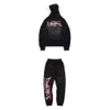 Designer Mens SP Der et Pantalais survêtements Young Thug Spider Hooded Womens Sweatshirts Web Sweat Imprimé Y K Sweats à capuche