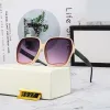 Neue 2024 Sluxury Sonnenbrille Designer Brief Damen Herren Goggle Senior Brillen für Frauen Brillengestell Vintage Metall Sonnenbrille