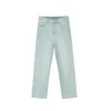 Men's Jeans Versatile Casual Straight For Men Women Korean Fashion Trendy And Loose Fitting Japanese Denim Pants White Blue Gray Black