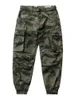 Мужские брюки 2024, камуфляжные тактические инструменты для бега, мужские свободные длинные брюки с завязками на щиколотке в американском стиле ретро, весенне-осенние брюки, мужская одежда
