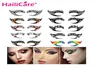 10 par tillfälliga ögontatuering klistermärken Vattentät DIY Flash engångsögonskugga Eyeliner Face Sticker Halloween Makeup Tool313E3386757