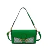 Underarm Light Luxury Women's Handbag Small Square Bag 2024 New High Contrasting Color One Shoulder Crossbody Bag Trend