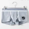 Cuecas homens sexy elefante nariz troncos listra impresso roupa interior briefs respirável esportes separação boxer calcinhas