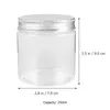 Bouteilles de stockage 12 pièces Couvercle en aluminium Mason Jars Conteneur transparent avec des conteneurs ménagers