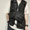 Functional Tactical Chest Bag For Unisex Fashion Bullet Hip Hop Vest Streetwear Bag Waist Pack Woman Black Wild Chest Rig Bag 231229