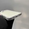 Luftkudde våg transparent TPU -telefonfodral Silikon mjukt skyddsfodral iPhone 13 mini x xs max xr 8 7 14 plus se back cover