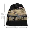 Berets M1a2 Abrams Exército dos EUA Tanque de Batalha Principal Bandeira Americana Presente Gorros Chapéu de Malha Hip Hop M1