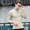 Męskie swetry MRMT 2024 Brand Autumn and Winter Turtleeck Sweater Slim Pullover Pure Cashmere Bottoming