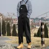 Erkek Moda Geniş Bacak Kovboy Harem Kargo Sıradan Pantolon Joggers Tulum Kaldırıcılar Gevşek Mavi Renk Kot Marka Marka Pantolon S-XL 240102