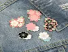 Cartoon Cherry Blossom Oil Drop Pins Emamel Pink Floral Sakura Brosches för unisex ryggsäck krage märke tillbehör hela9616281