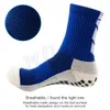 5 пар мужских носков, противоскользящие, футбольные, до середины икры, нескользящие, футбольные, велосипедные, спортивные, мужские носки EU3845 240102