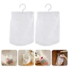 Storage Bags 2Pcs Hanging Grocery Mesh Bag Kitchen Net Pouch Vegetable For Sundries