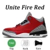 3 Midnight Navy 3s Fear Pack White Cement Reimagined Fire Red Basketball Shoes Men Women Lucky Green Black Cool Grey Khaki Sneakers Shoe