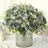 Dekorativa blommor utsökta simulerade eleganta konstgjorda Peony for Home Wedding Party Decor Realistic Faux Floral Bridal