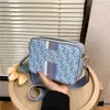 Bolso de mujer, bolsos cruzados de tendencia, bolsos de hombro con correas anchas y letras, bolsos de diseñador de lujo, bolsos de mano para compras