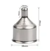 Mini Stainless steel Funnel Filling Empty Bottle Packing Tool For Travel Metal Mini Small Funnels For Perfume Liquid Essential Kitchen Bar Tool