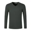 سترات رجال Merino Wool Crew Neck Sweater Men Base Base Base Lightweight V-Teac Teknit Long Sleeve Classic Pullover