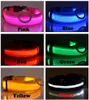 Nouveau câble USB LED colliers de chien en nylon harnais de chat de chien clignotant allumer la sécurité nocturne colliers pour animaux de compagnie multi couleur XSXL taille de noël Ac7828963