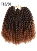 Beauté 812 pouces crépus bouclés Crochet cheveux synthétiques tressage Extensions de cheveux Marleybob tresses 60 brinspack8199283