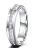 結婚指輪8mmメンズタングステンバンドwith cubic zirconia trendy Eternity Ring Unisex Inlaid High Polish Size 7137623770