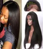 Афро-американский парик текстура Yakied прямые 360 фронтальные человеческие волосы HD предварительно сорванные передние парики шнурка свет яки для чернокожих женщин abou6388797