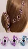 6 Stück Braut Haarschmuck Kopfbedeckung Strass Klaue für Frauen Schneeflocke Haarnadeln Kristall Blumenmädchen Haarschmuck7602618