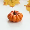 Mini citrouille artificielle, 10 pièces, fausses fleurs décoratives, fausses légumes, décoration joyeux Halloween pour accessoires de maison, artisanat DIY