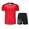 Skjortor Nya porslin Team Tennis sätter män / kvinnor, ping pongkläder, bordtenniströjor, bordtennisskjortor +shorts sportdräkter