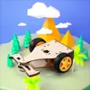 STEM Speelgoed Voor Kinderen Educatief Wetenschap Experiment Technologie Speelgoed DIY Elektrische Motorr Model 3D Houten Puzzel Geschilderd Kinderen 240102