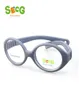 SECG MYOPIA OPTICAL ROUND COPMONS Frame Solid TR90 Rubber Diopter Prackprent Kids Glasses Eyewear Soft Eyewear 2103239888694