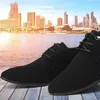 Suede Herr Loafer Buisness Shoes Laceup Luxury Black Penny Moccasin Casual Loafers Summer Flats Offical Formal Derby Shoe 240102