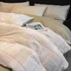 北欧のキルト羽毛布団カバー寝具セットふわふわした毛皮のウサギベルベット温かい厚いベッドキルトカバーダブルベッドカバークイーンキング掛け布団カバー