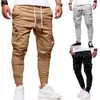 Męskie streetwear joggers Męskie spodnie Strażne treningi sznurka Siłowni Poletnie fitness Spodnie Elastyczne oddychające spodnie dresowe sporne sporty sporne spodnie m-3xl