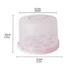 Bottles 10Inch Dessert Cake Box Container Portable Storage Carrying Packaging Containers Wedding Party Supplies For Baking