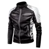 Veste d'hiver hommes épaissi chaud veste à glissière haute qualité hommes veste multi poche décontracté moto PU vestes en cuir 231229