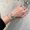 2024Pulsera tiffanyism Diseñadores de lujo Pulsera Pulsera de oro para mujeres Amor Joyería Sello Grabado Letra Pulsera Moda Elegante Joyería Regalo B GHUF