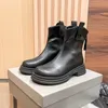 Projektant Chelsea Boots Luksusowe klasyczne buty z literami Kobiety moda w stylu brytyjski styl vintage swobodne czarne brązowe buty Martin