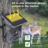 Solar Panel Hunting Camera Outdoors IP65 Waterproof Infrared Night Vision Monitoring Wildlife Trap Trail