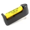 Universal Li-ion batteriladdare Single Slot US/EU Plug för 3.7V Li-ion 18650,26650,21700,18500,18350,16650 Litiumuppladdningsbar batteriväggsladdare