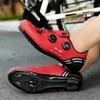 Mężczyźni MTB Cycling Sneaker z korki profesjonalne sportowe buty rowerowe kobiety wyścigi górskie Flat SPD Rowerowe obuwie 231229
