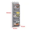 Large Deep Pockets Door Shoe Rack 8 Tier Hanging Storage Bag for Baby Items Holder Narrow Pocket 240102