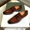 Berluti Herren-Lederschuhe, formell, New Bruti Herren Business Casual, modisch und hübsch, Oxford One Step Lazy Rj