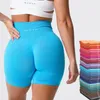 Pantaloncini attivi LOGO A MAGLIA NVGTN Seamless Pro Allenamento da donna Legging corto Sport Abbigliamento da palestra Pantaloni da yoga Fitness Abiti da treno a prova di squat