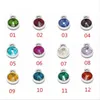 Todo 10 unids / lote BFF Collage Charm Colgante Collar personalizar collar Birthstone Charm Necklace amigo joyería gift214t