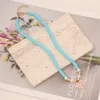 Kettingen 5 stuks nieuwe Bohemen kleurrijke zachte aardewerk eenvoudige vintage emaille hart kralen kraag ongebruikelijke ketting voor vrouwen sieraden strand