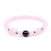 Pirámide natural con cuentas Pulsera de piedra facetada Amatista semipreciosa Cuarzo rosa Ojo de tigre Yoga Obsidiana Pulseras de sodalita F Dh6Zw