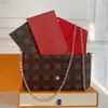 Mans Wallet Designer Geldba RSE Herren Zip Purse Enveloppe Portefeuille Portefeuille De Luxe Change Purse Trois Pièces Ensemble Chaîne Cowhide Enveloppe Paquet Sac À Bandoulière De Poche