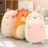 Squish Toy Animal Kawaii Unicorn Dinosaur Lion Soft Big Pillow Buddy Stuffed Cushion Valentine's Gift for Kids Girl 231229