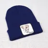 Beralar Kış Sporları Kadın Şapkalar Fil Fil Baskı Sıcak Beanies Hat Unisex Sıradan Erkek Skullcap Moda Kayak Kapakları