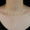 2 kleuren 925 sterling zilveren ketting met vlindervorm verharde witte cz voor vrouwen huwelijkscadeau 2021 zomer strand cool design203Q